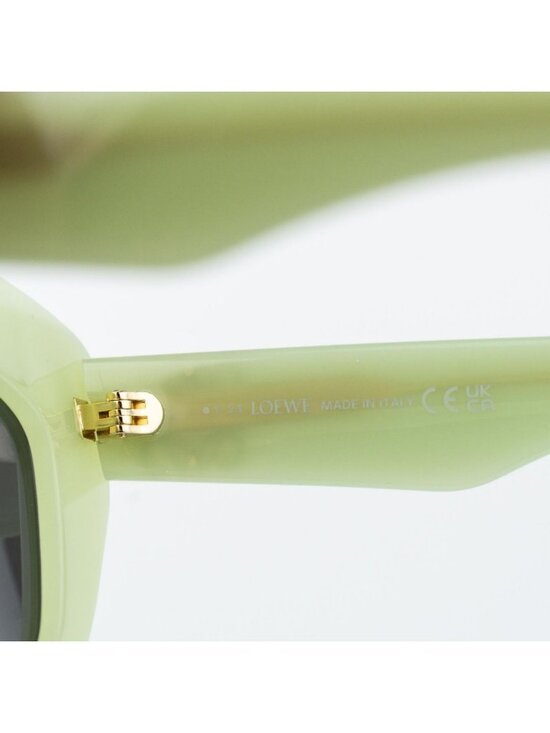 Loewe Women Sunglasses Green Grey Cat Eye LW40127I ANAGRAM 95A NEW AUTHENTIC main image 8